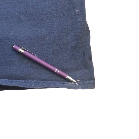 Vintage Atlanta Braves TShirt Gildan XL Navy Short Sleeve Crew Neck Cotton MLB - Picture 3 of 12